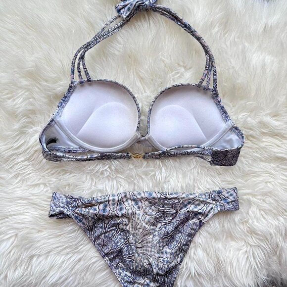 Victoria’s Secret 2014 Bombshell Push-up Blue and white bikini set - Picture 8 of 8